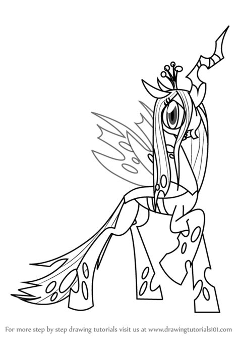 Find more coloring pages online for kids and adults of queen chrysalis my little pony coloring pages to print. My Little Pony Queen Chrysalis Coloring Pages at ...