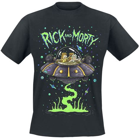 Spaceship Rick And Morty T Shirt Emp