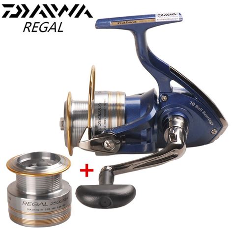 DAIWA REGAL Spinning Fishing Reel With Spare Spool 10BB2000 2500 3000