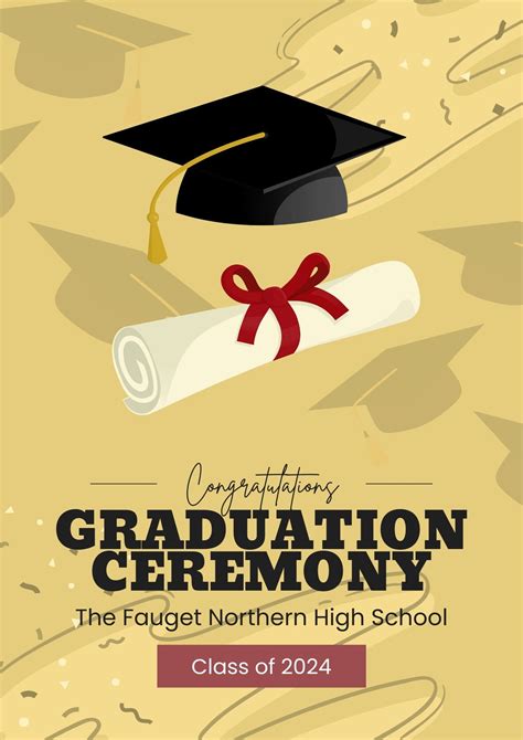 High School Graduation Program Cover