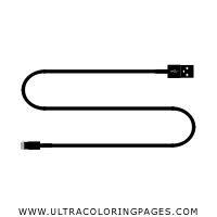 Cabo Usb Desenho Para Colorir Ultra Coloring Pages