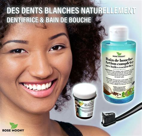 Kit Dents Blanches Naturellement Dentifrice Et Bain De Bouche Huile