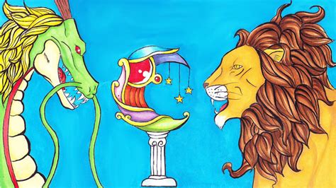 Dragon And Lion By Sailormeowmeow On Deviantart