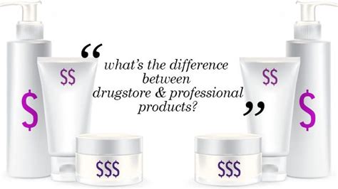 Professional Vs Drugstore Products