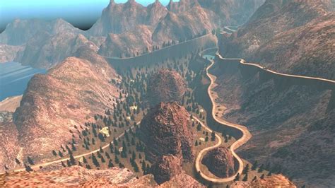 Mountain Roads Map Mod V 10 Ats American Truck Simulator Mods Ats Mods