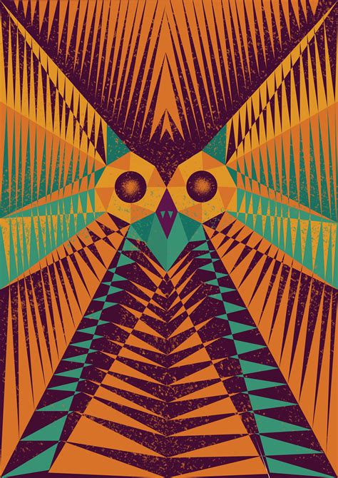 Psychedelic Owl On Behance