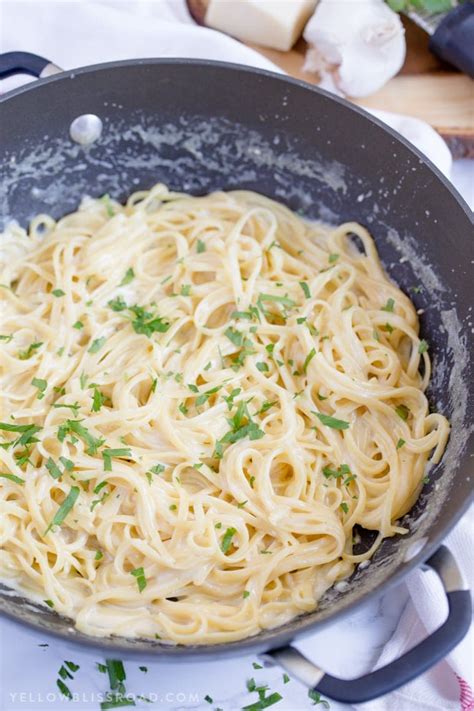 One Pan Garlic Parmesan Linguine Pasta One Pot Pasta