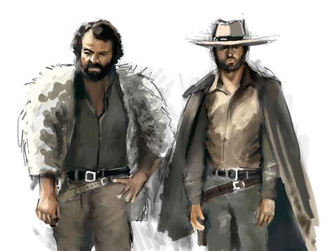 Bud Spencer And Terence Hill By Falco Canning Spencer Nico Robin Hills