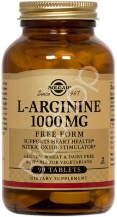 L Arginine 1000mg Tabs 90 Solgar τιμή 3950€ Βιολογικά Προϊόντα Sex