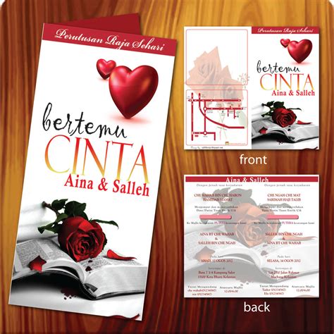 Maybe you would like to learn more about one of these? TEMPAHAN DESIGN ONLINE: Contoh Kad Kahwin