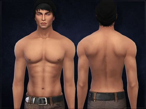 Sims4cc — Remussirion Male Skin 9 Overlay Ts4 Download Male