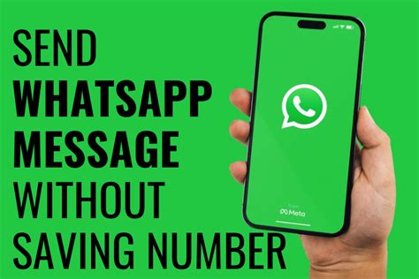 6 Ways To Send Whatsapp Message Without Saving Contact Number Beebom