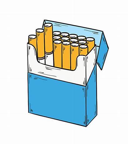 Cigarette Cigarros Cigarettes Pack Cigarrillos Paquete Cartoon