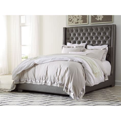 Ashley Signature Design Coralayne King Upholstered Bed With Tall