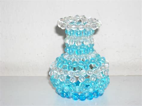 My Craftwork Collection My Diy Beaded Flower Vase Bình Hoa Hoa