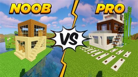 Minecraft Survival House Noob Vs Pro Youtube