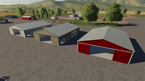FS19 American Style Placeable Shed Pack V1 0 Farming Simulator 2022