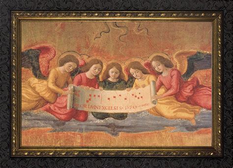 The Nativity Detail Of Angels Framed Art 10 X 7 Ewtn Religious
