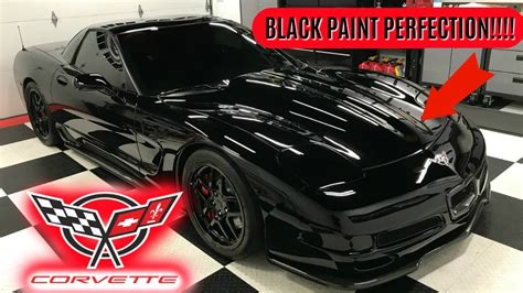 Black Paint Perfection Corvette Z06 Detail Vlog 016 Youtube