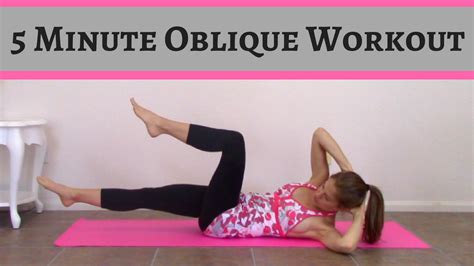 5 Minute Oblique Workout Slim Your Waist At Home Jessica Valant