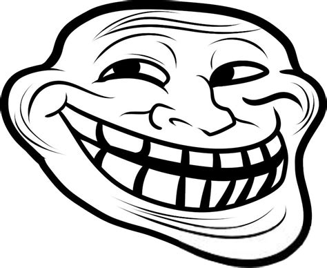 Trollface Png Transparent Image Download Size 885x725px