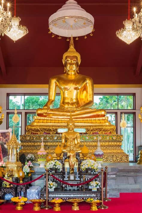 Beautiful Golden Buddha Stock Photo Image Of Church 68821440