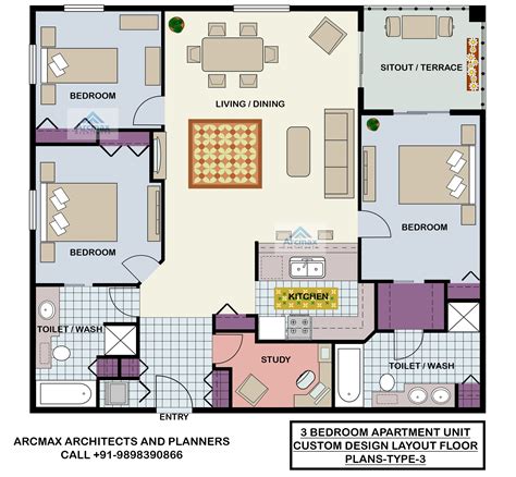 Boulevard Serviced Apartment Floor Plan Floorplans Click