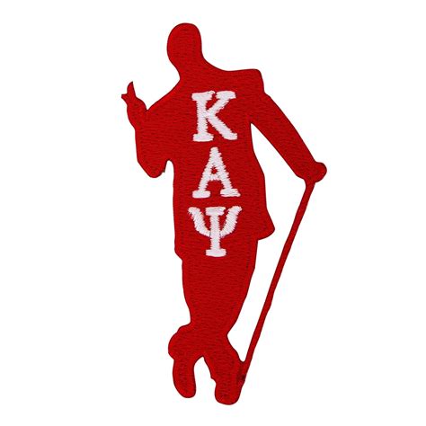 Kappa Alpha Psi Fraternity Guy Wcane Embroidered Appliqué Patch Sew Or