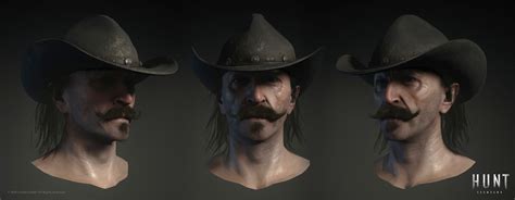 Artstation Hunt Showdown Hunter Head Chris Goodswen Low Poly