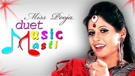 New Punjabi Songs Miss Pooja Duet Music Masti Punjabi Folk Duet Hits Songs Youtube