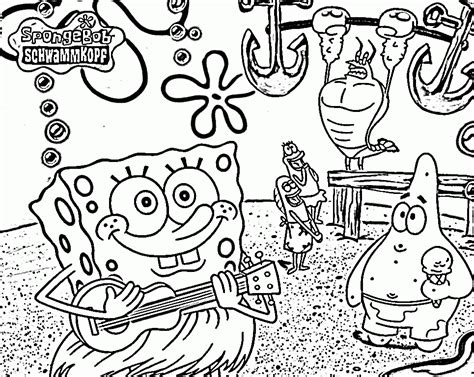 Spongebob reading two pages at once meme. Spongebob Characters Coloring Pages - Coloring Home