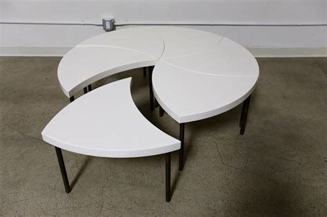 Modular coffee tables bring versatility to the living room. Modernist Modular "Pinwheel" Coffee Table For Sale at 1stdibs
