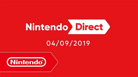 Nintendo Direct - 04.09.2019 - YouTube