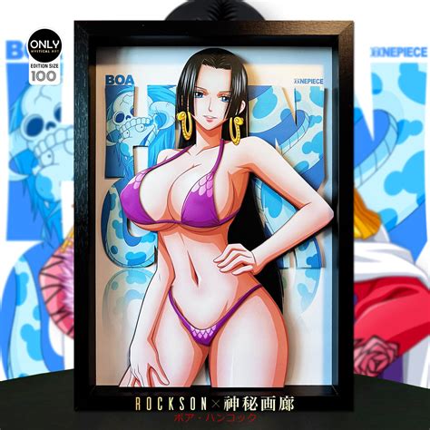 Mystical Art X Rockson Boa Hancock Swimsuit Ver 3d Cast Off Poster F Avolounge