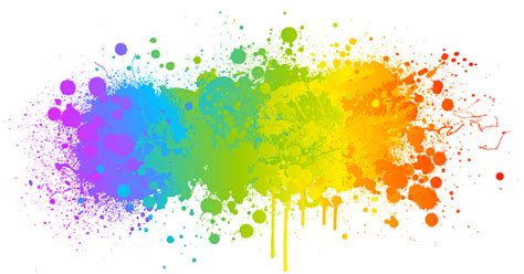 Rainbow Paint Splash Background Stock Illustration Download Image Now