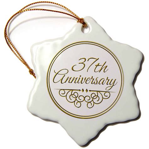 Drose Th Anniversary Gift Gold Text For Celebrating Wedding
