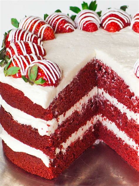 The striking color combination makes it ideal for christmas and valentine's day, as well as for birthdays. Red Velvet Cake (video) - Tatyanas Everyday Food