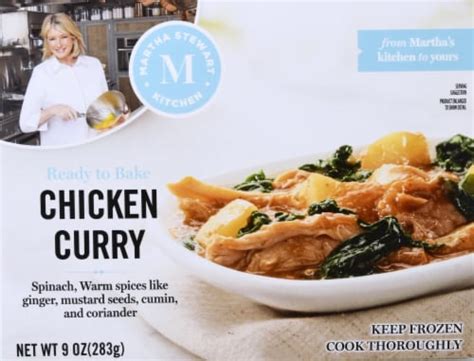 Martha Stewart Kitchen Chicken Curry Frozen Meal 9 Oz Smiths Food