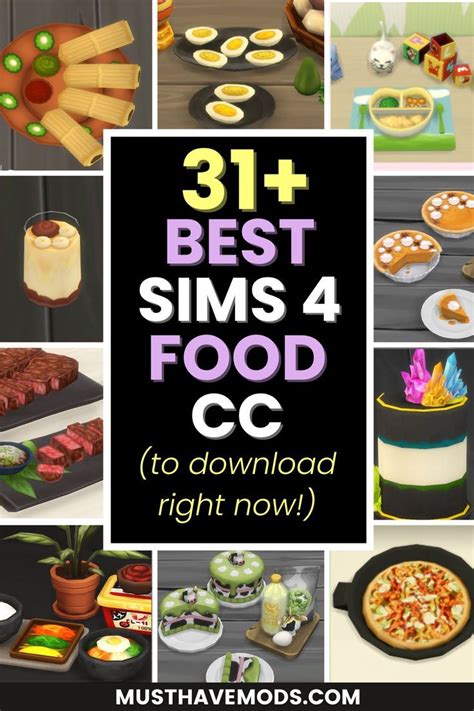 Ultimate List Of Sims 4 Custom Food Recipes The Best Sims 4 Food Cc