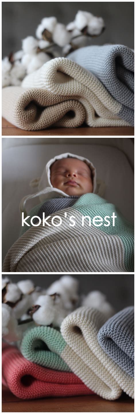 Additional gauge information 22 sts and 28 rows = 4 in (10 cm) made in turkey. The only baby blanket you need | Modern Heirloom Baby ...