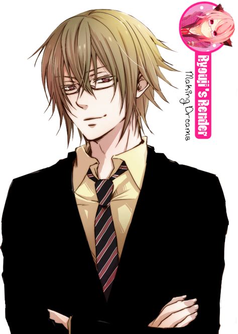 Anime Man In Suit 600x800 Png Download