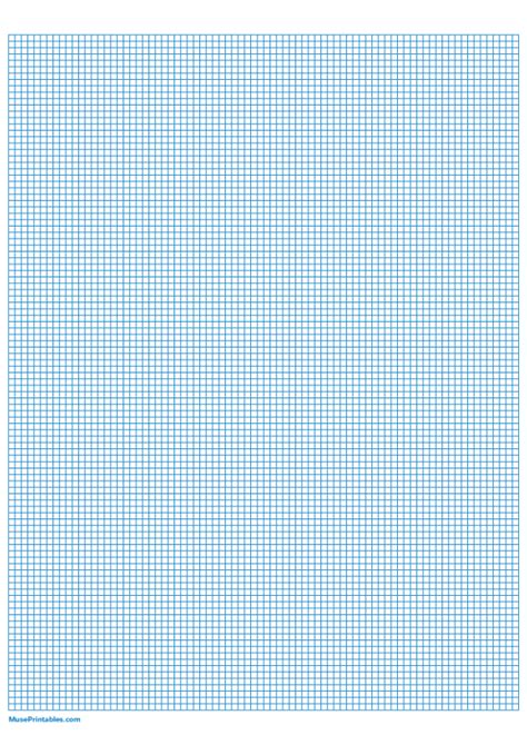 Printable 110 Inch Blue Graph Paper For A4 Paper