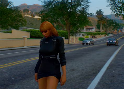 Medium Long Hairstyle With Bangs For Mp Female Gta5