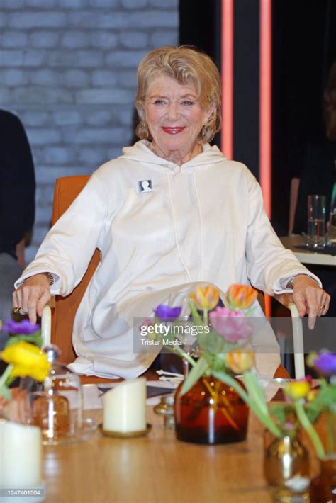 Jutta Speidel During The 3nach9 Talk Show On February 24 2022 In News Photo Getty Images