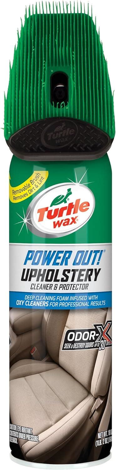 Turtle Wax T 246R1 Power Out Upholstery Cleaner Odor Eliminator 18
