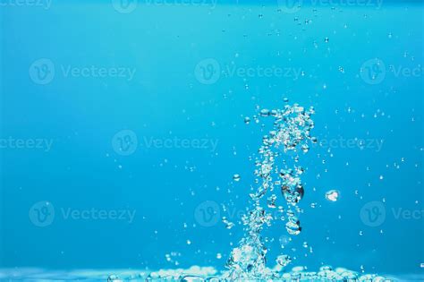 Abstract Background Image Of Bubbles In Water Clean Water With Water