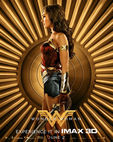Imax Character Posters For Wonder Woman