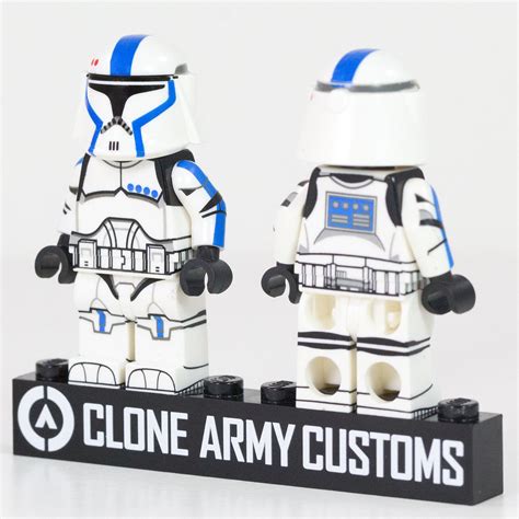 Heavy Blue Assault Trooper Phase 1 Custom Lego Star Wars Minifigur