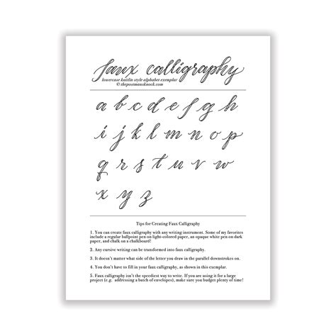 Free Basic Faux Calligraphy Exemplar {Kaitlin Style} | The ... I have these practice sheets for a fraktur course, they contain drills and the whole alphabet.