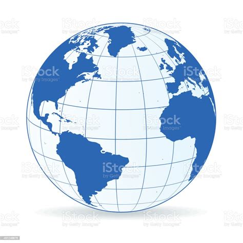 Ilustración de Globo Terráqueo y más Vectores Libres de Derechos de